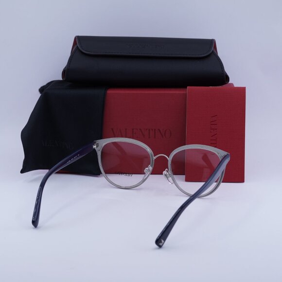 Valentino VA1004 3010 Cat Eye Eyeglasses – Blue 52mm - Picture 3 of 9